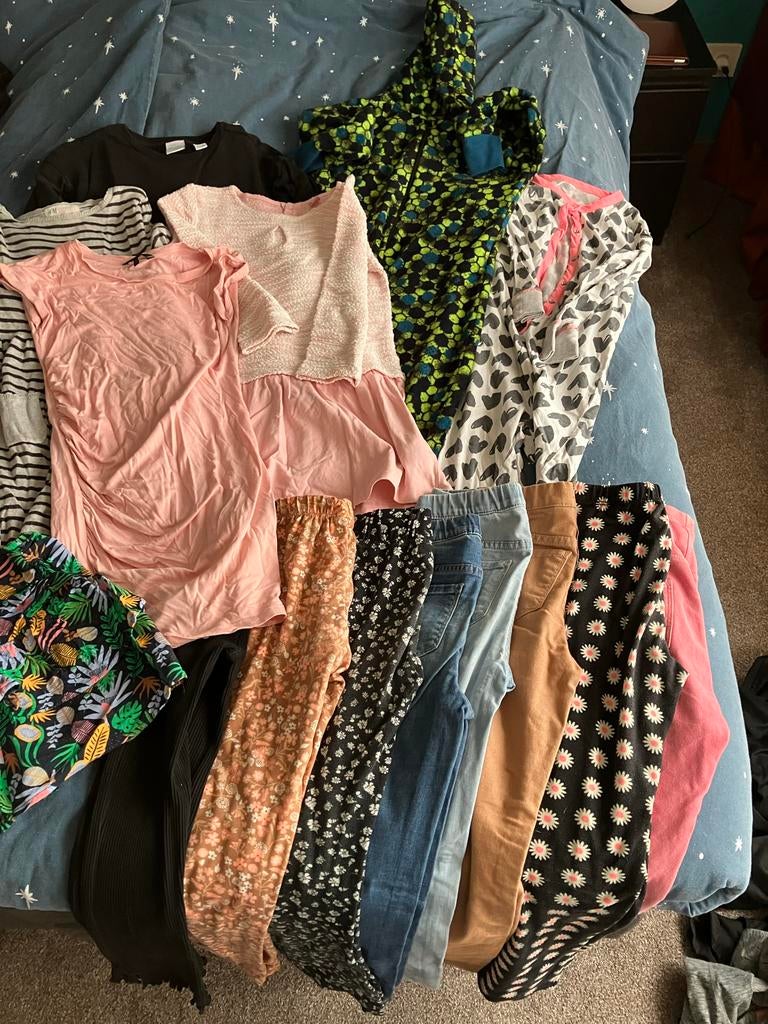 Meisjeskleding maat 122-128, Kinderen en Baby's, Kinderkleding | Maat 128, Ophalen of Verzenden, Gebruikt, Meisje, Setje