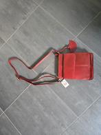 Tinnakeenly leathers sling bag rood/bruin leer, Overige merken, Nieuw, Ophalen of Verzenden, Leer