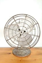 Grote ventilator USA +/-1930 decoratief gietijzeren voet, Ophalen of Verzenden, Gebruikt
