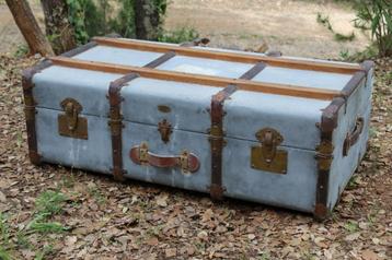 Brocante - Heerlijke stoere hutkoffer! beschikbaar voor biedingen