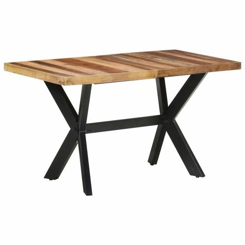 Smalle eettafel Jantien 140x70x75 cm massief hout bruin, Huis en Inrichting, Tafels | Eettafels, Nieuw, 50 tot 100 cm, 100 tot 150 cm