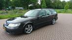 Saab 9-5 2.3 Turbo Aero Estate AUT 2004 Zwart, Auto's, Saab, 1800 kg, 2290 cc, Zwart, Grijs