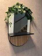 Mooie industriële hotel chic zwarte spiegel, Huis en Inrichting, Woonaccessoires | Spiegels, Ophalen, Zo goed als nieuw, Rechthoekig