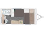 Caravelair Alba 400 Dwars bed - Lichtgewicht -NIEUW 2026, Bedrijf, Treinzit, 750 - 1000 kg, Schokbreker