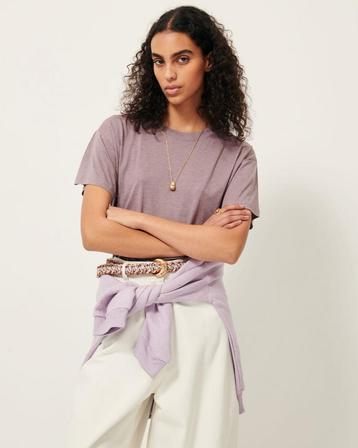Sessùn heerlijk zacht lila mêlee shirtje, nwe coll., 34/XS beschikbaar voor biedingen