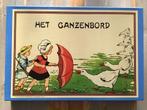 Vintage bordspel ‘Het Ganzenbord’ in uitvoering van 1910, Vijf spelers of meer, Ophalen, Nieuw