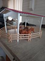 Speelgoed rijbak met overkapping, sprong en paarden, Ophalen of Verzenden, Gebruikt, Overige typen