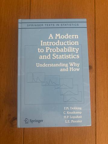 Modern Introduction Probability & Statistics beschikbaar voor biedingen