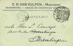 C.B. van Vulpen, Maarssen - 01.1912 - briefkaart, Ophalen of Verzenden, Briefkaart