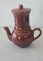 Vintage Bruine koffie filter pot, Antiek en Kunst, Antiek | Keramiek en Aardewerk, Ophalen of Verzenden
