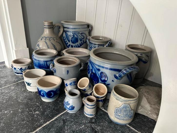 Keulse Potten Verzameling - Brocante, Antiek en Kunst, Antiek | Keramiek en Aardewerk, Ophalen