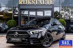 Mercedes A-klasse A250e AMG|PANO|18''|CAMERA|LED|SFEERVERL., Gebruikt, 4 cilinders, Alcantara, Zwart