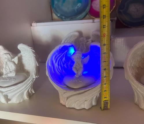 Engel met licht beeld Hoop- love - Believe– Dream 9 cm hoog, Verzamelen, Beelden en Beeldjes, Nieuw, Religie, Ophalen of Verzenden