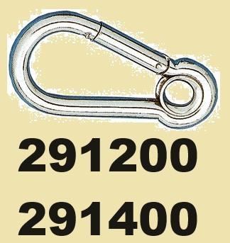 Karabijnhaken RVS + oog. Prijzen vanaf € 1,55., Watersport en Boten, Accessoires en Onderhoud, Nieuw, Overige typen, Ophalen of Verzenden