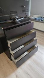 Malm ladekast 4 lades, Ophalen, Gebruikt, 50 tot 100 cm, 3 of 4 laden