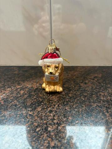 Vondels kerstbal hondje beschikbaar voor biedingen