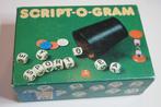 Woordspel: Script-o-gram - Spel van Jumbo, Hobby en Vrije tijd, Gezelschapsspellen | Overige, Jumbo, Gebruikt, Ophalen of Verzenden