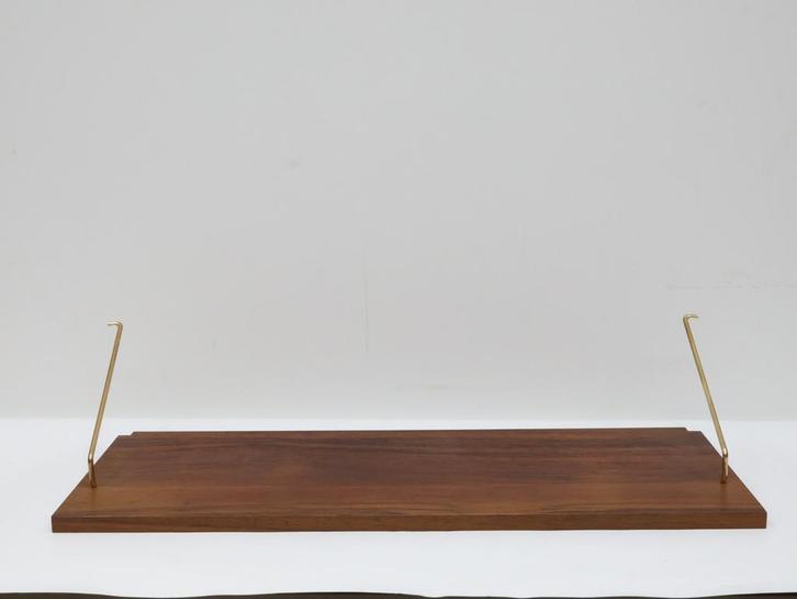 Poul Cadovius | Losse wandplank | met haken | palissander, Huis en Inrichting, Woonaccessoires | Wandplanken en Boekenplanken