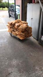 Goedkoop haardhout 30 netzakken beuk voor maar €100,— foto 1, Minder dan 3 m³, Ophalen, Blokken