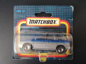 Matchbox MB 21 Nissan Prairie zilver blauw metallic mint box beschikbaar voor biedingen