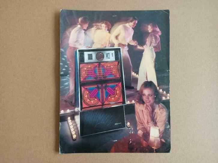 Flyer: Seeburg Celestia 100 (1979) jukebox, Verzamelen, Automaten | Jukeboxen, Gebruikt, Seeburg, 1950 tot 1960, Verzenden