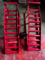 2 Oprijbokken, Ophalen, Zo goed als nieuw, Manueel, Garagekrik