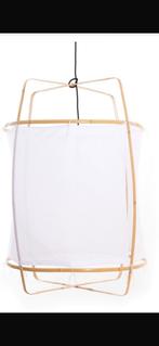 Hanglamp linnen bamboe, Ophalen, Nieuw, Stof, Minder dan 50 cm