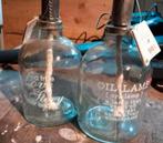 Set van 2 decoratieve glazen olielampen met tekst, Ophalen of Verzenden, Nieuw