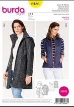 Burda 6486 jas en bodywarmer, Ophalen of Verzenden, Zo goed als nieuw, Vrouw, Burda