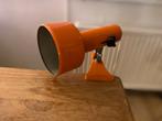 Targetti vintage oranje lamp met klem, Antiek en Kunst, Antiek | Lampen, Ophalen of Verzenden