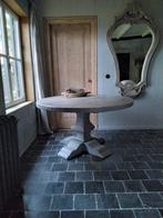 Stoere kloostertafel/eettafel rond 140, Huis en Inrichting, Tafels | Eettafels, Ophalen, Gebruikt, Rond, Vijf personen of meer