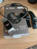 Fitbit Charge 5 met 3 verschillende horlogebandjes, Sieraden, Tassen en Uiterlijk, Smartwatches, Zwart, Ophalen of Verzenden, Zo goed als nieuw
