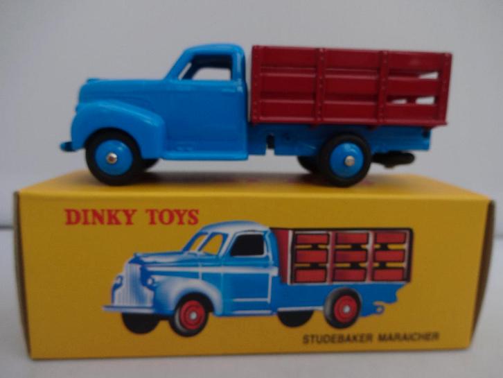 Studebaker Maraicher nr: 25K van Dinky Toys 1/43 ZELDZAAM!!!, Hobby en Vrije tijd, Modelauto's | 1:43, Nieuw, Bus of Vrachtwagen