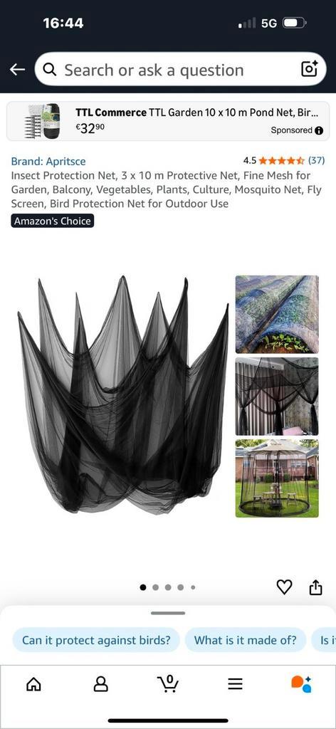 Vijvernet en toebehoren, Tuin en Terras, Vijver-toebehoren, Nieuw, Vijvernet, Ophalen of Verzenden