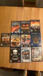 Playstation 2 spellen 10 stuks + 2 memory card (8 mb), Spelcomputers en Games, 1 speler, Racen en Vliegen, Ophalen of Verzenden