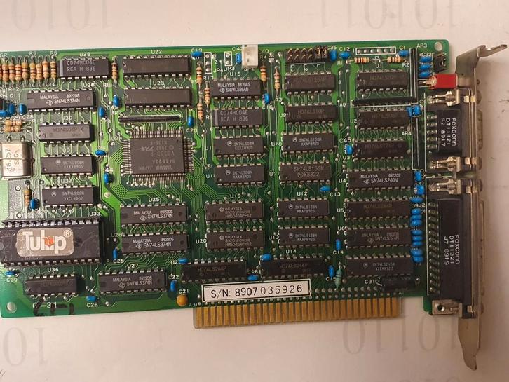 Vintage Tulip DGA, CGA, Hercules Grafische Kaart, Computers en Software, Vintage Computers, Ophalen of Verzenden