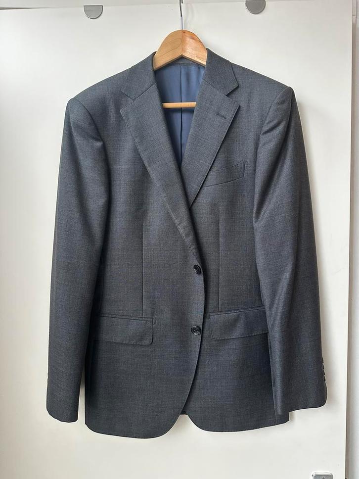 Wol Suitsupply jasje maat 46/ met hoes, Kleding | Heren, Kostuums en Colberts, Zo goed als nieuw, Maat 46 (S) of kleiner, Grijs