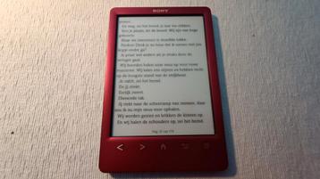 Sony E reader 2 stuks met extra hoesje met lampje per  stuk beschikbaar voor biedingen