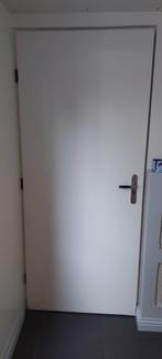 Grijze opdekdeuren 83x201, Doe-het-zelf en Verbouw, Ophalen, Gebruikt, 80 tot 100 cm, Binnendeur