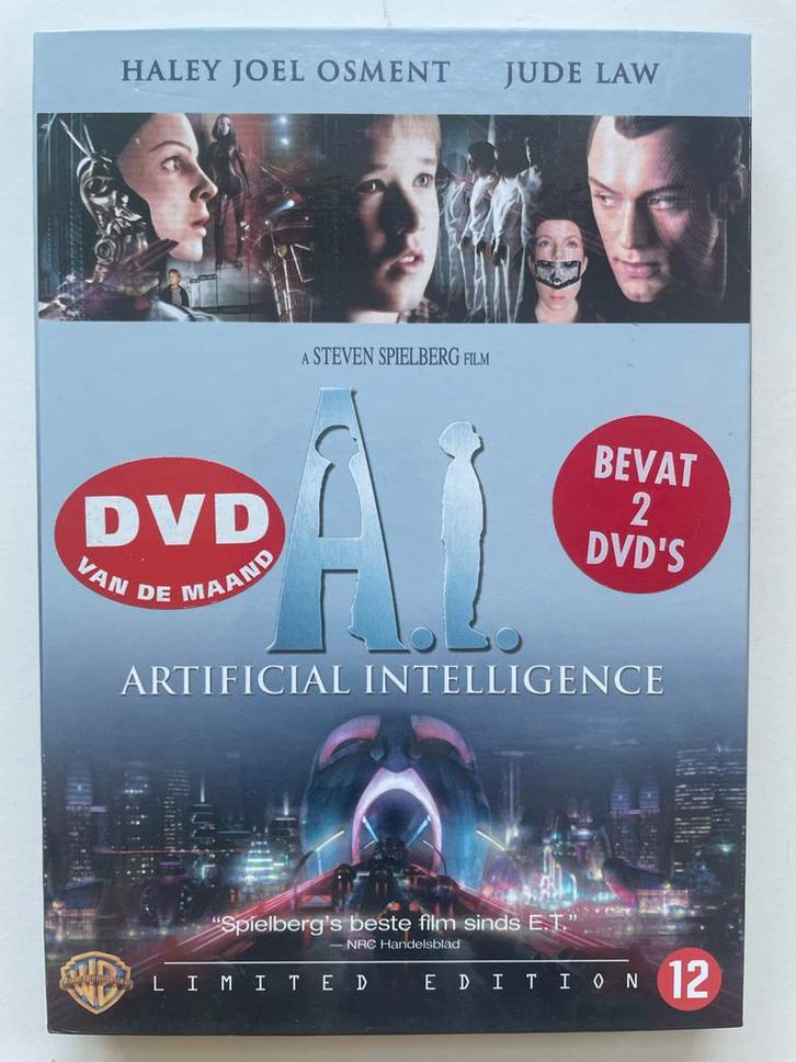 A.I. Artificial Intelligence DVD Boxset, Cd's en Dvd's, Dvd's | Science Fiction en Fantasy, Zo goed als nieuw, Science Fiction