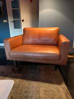 Leren loveseat/bank  cognacbruin als nieuw, Huis en Inrichting, Ophalen, Tweepersoons, Zo goed als nieuw, Minder dan 150 cm