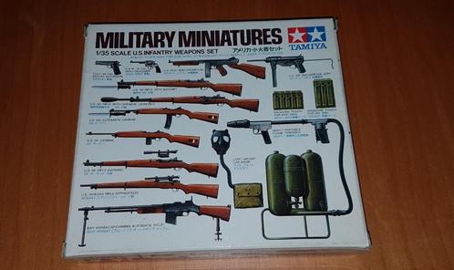Tamiya 1:35 US infantry weapon set, Hobby en Vrije tijd, Modelbouw | Figuren en Diorama's, Nieuw, Diorama, 1:35 tot 1:50, Ophalen of Verzenden