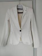 Zara dames blazer wit met schoudervulling, Ophalen of Verzenden, Jasje, Maat 34 (XS) of kleiner, Gedragen