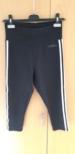 sportbroek driekwart zwart van Adidas maat S, Ophalen of Verzenden, Fitness of Aerobics, Zo goed als nieuw, Maat 36 (S)