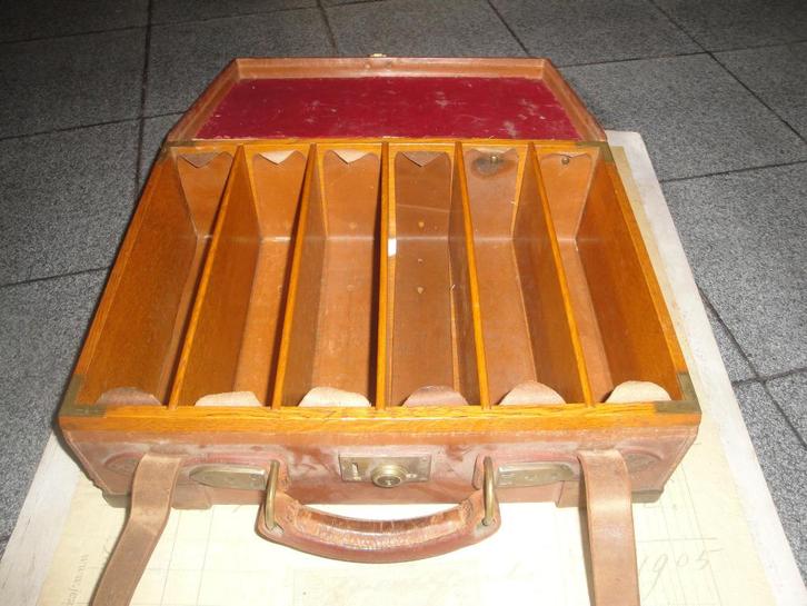 lederen hagelgeweer patroon huls 20 ste eeuw, Antiek en Kunst, Curiosa en Brocante, Ophalen of Verzenden