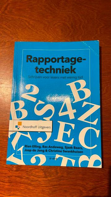 Jaap de Jong - Rapportagetechniek beschikbaar voor biedingen