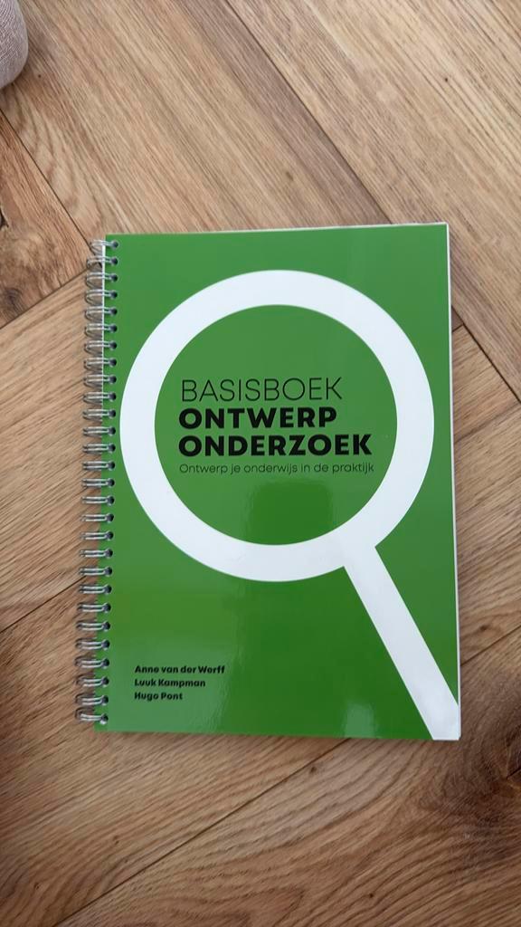 Anne van der Werff - Basisboek ontwerponderzoek, Boeken, Wetenschap, Zo goed als nieuw, Sociale wetenschap, Ophalen of Verzenden