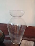 Gesigneerde bubbel vaas glas Willem Noyons gaaf, Ophalen of Verzenden