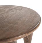 Ronde Salontafel Amira Mangohout bruin 60x60 xm, Huis en Inrichting, 50 tot 100 cm, Minder dan 50 cm, Nieuw, Rond