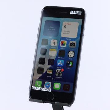iPhone SE 2020 64GB Zwart | Prima staat beschikbaar voor biedingen